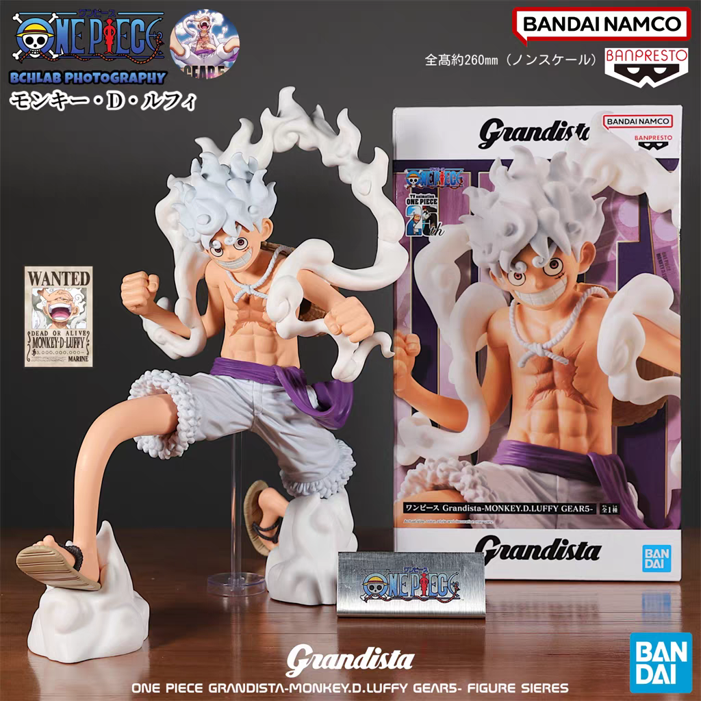 Grandista Monkey D. Luffy Gear 5 Nika Figure by Banpresto
