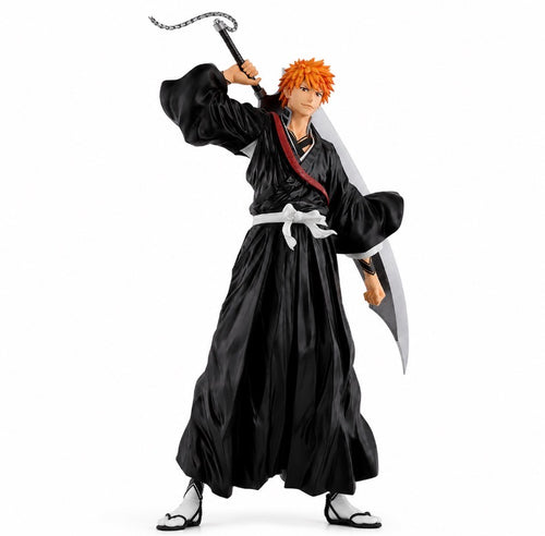 Bleach Grandista Ichigo Kurosaki Banpresto figure front view on white background